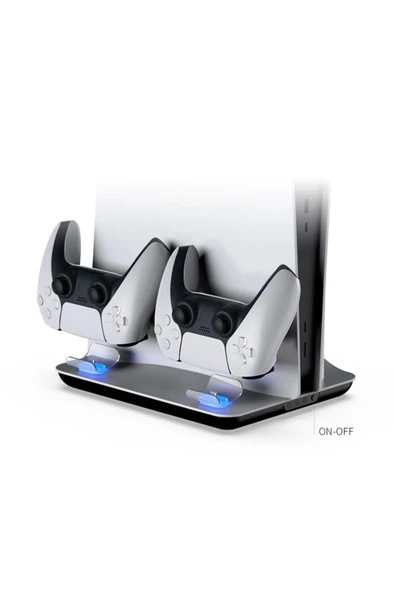 Playstation 5 Multifunctional Konsol Soğutma Standı Ve Oyun Kolu Şarj Istasyonu-tp5-05102 - Resim 2