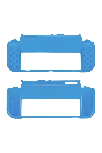 Nintendo Switch OLED El Destekli Grip Tasarımlı Koruyucu Silikon Kılıf - Resim 2