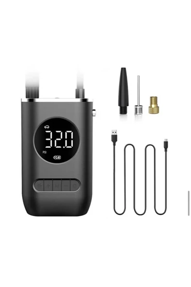 Taşınabilir Şarjlı 150PSI Hava Pompası - Resim 2