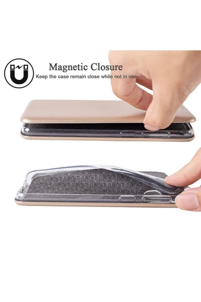 Apple Iphone X Manyetik Stantlı Flip Cover Kılıf - Resim 12