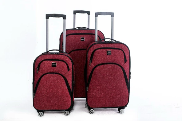 celonia joyce 3lü büyük orta kabin valiz seti ürün görseli