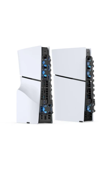 TP5-3538 PS5 Slim İçin Led Işıklı Kademeli Güçlü Soğutma Fanı - Resim 7