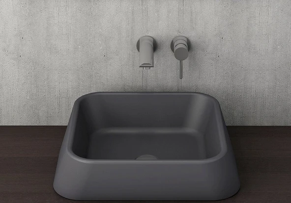 Bocchi Firenze Çanak Lavabo Mat Antrasit 1005-020-0125 ürün görseli