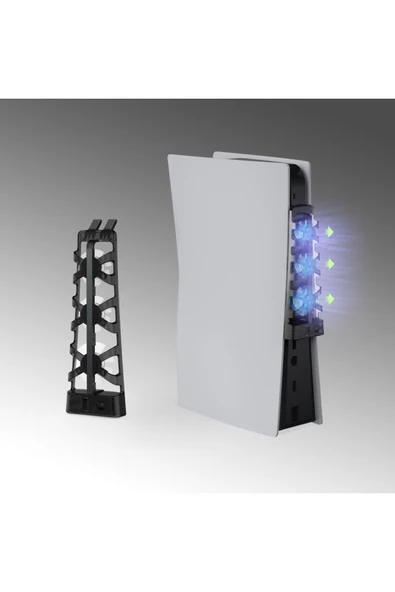 TP5-1523 PS5 İçin Led Işıklı Hız Ayarlı Soğutma Fanı ürün görseli 1