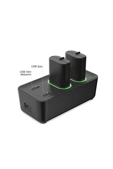 Usb Girişli Xbox Series Oyun Kolu Joystick Pil Şarj Istasyonu - 11