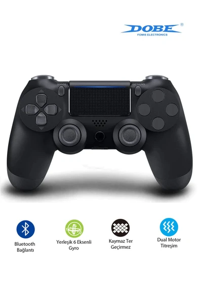 PS4-PC-Android BOX-Android-IOS Telefon Tablet Uyumlu Titreşimli Bluetooth Oyun Kolu - 12