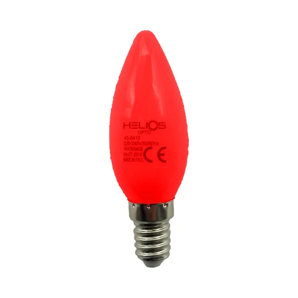 Helios 1W E14 Duylu Led Ampul (Kırmızı) ürün görseli