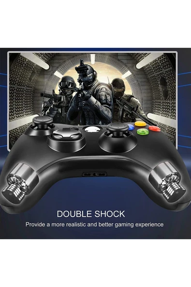 360 Usb Kablolu Oyuncu Kontroller Geliştirilmiş Ergonomik Tasarım - Resim 5