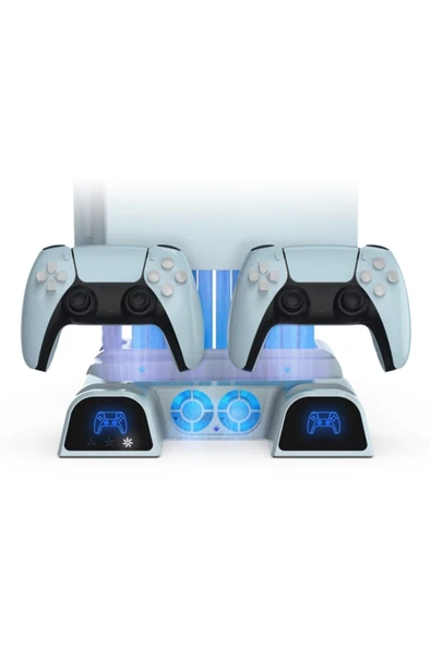 Playstation 5 Çok Amaçlı Soğutucu ve Şarj Standı - Resim 12