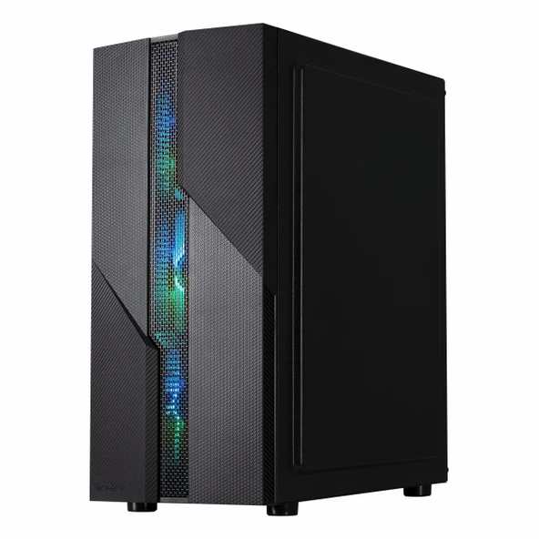 Bitfenix C20 600W 80+ White USB 3.2 FRGB ATX Mid Tower Siyah Kasa - Resim 3