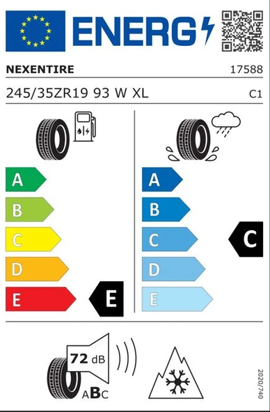 NEXEN 245/35R19 93W XL WINGUARD SPORT 2 2025 KIŞ LASTİĞİ - Resim 2
