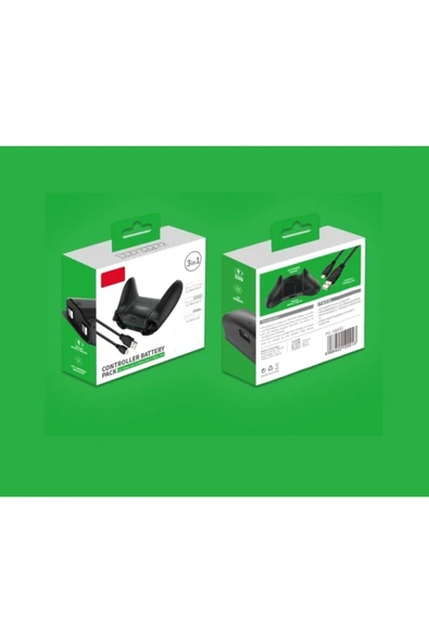 Xb-001 Şarj Kablolu Xbox One-one X-one S 1400mah Joystick Batarya - Resim 5