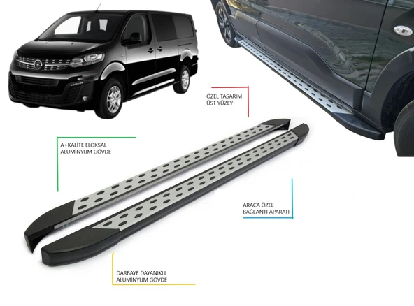 VİVARO CİTY CAMLI VAN UZUN ŞASE NOKTALI YAN BASAMAK 2020 2021 2022 2023 2024 2025 2026 2027 ürün görseli 1