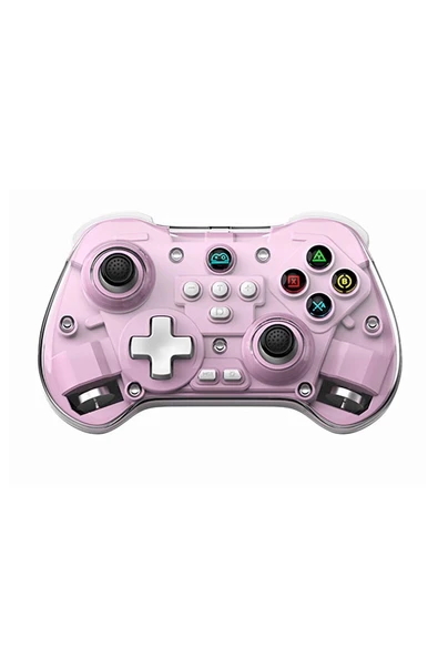 Z01X PC/IOS/Android/Switch/Switch Oled Uyumlu Bluetooth Bağlantılı Şeffaf Joystick Gamepad - Resim 7