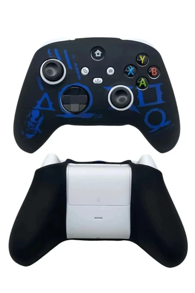 Xbox Series S/seris X 9.nesil Uyumlu Desenli Oyuncu Kolu Silikon Kılıf +Analog Silikon - Resim 12