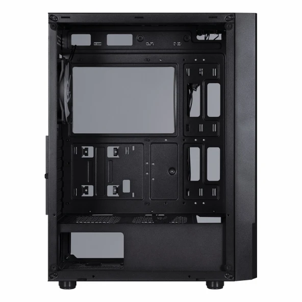 BitFenix Proton 600W 80+ White USB 3.2 FRGB ATX Mid Tower Siyah Kasa - Resim 5