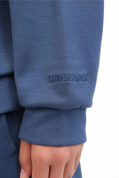 Lumberjack 16alice-c Ck97 0 Yaka Kadin Sweat - Indigo - 4