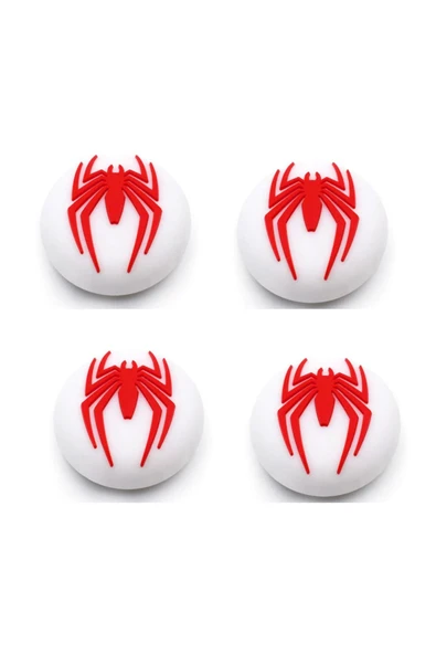Spider-man Desenli Xbox One S/one X/xbox E/xbox 360 Analog Koruyucu Silikon Pad - 5