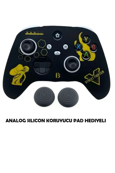 Xbox Series S/seris X 9.nesil Uyumlu Desenli Oyuncu Kolu Silikon Kılıf +Analog Silikon ürün görseli 1