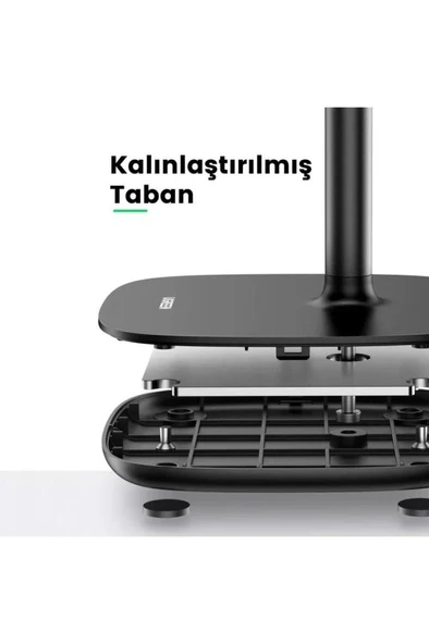 Ugreen Yüksekliği Ayarlanabilir Masaüstü Telefon Standı Siyah Teşhir - 5
