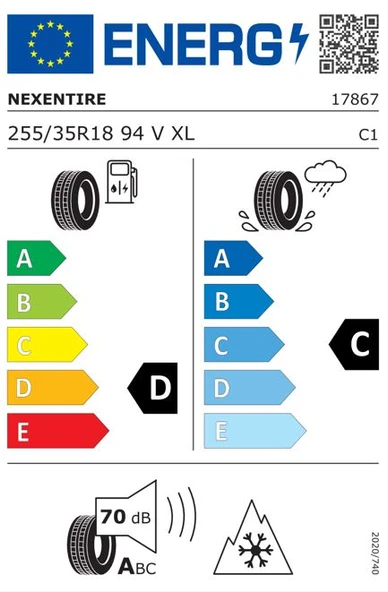 NEXEN 255/35R18 94V XL WINGUARD SPORT 2 2025 KIŞ LASTİĞİ - Resim 2