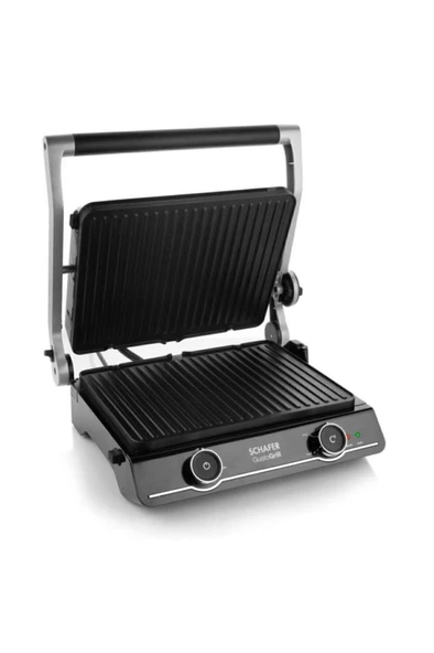 Gusto Grıll Izgara & Tost Makinesi - Siyah - Resim 7