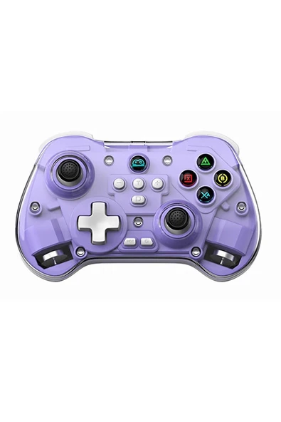 Z01X PC/IOS/Android/Switch/Switch Oled Uyumlu Bluetooth Bağlantılı Şeffaf Joystick Gamepad ürün görseli 1