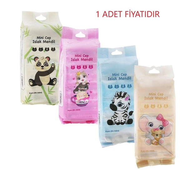 PANGO ISLAK MENDİL 8 Lİ 8 PAKET ürün görseli 1