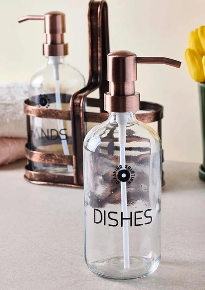 Rame Sıvı Sabunluk Seti - 2x500 ML Yuvarlak - 2