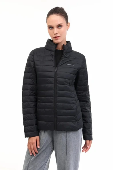 Lumberjack Padded 1sn28 Kadin Mont - Siyah - 1