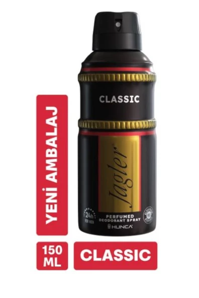 Jagler Classic Antiperspirant Ter Önleyici Leke Yapmayan Erkek Sprey Deodorant 150 ml ürün görseli