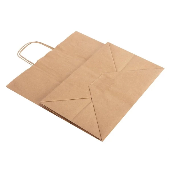 Kraft Çanta Burgu Saplı 32x20x32- 25 Adetli - Resim 2