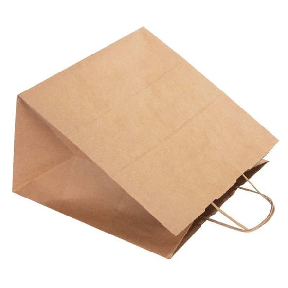 Kraft Çanta Burgu Saplı 32x20x32- 25 Adetli ürün görseli