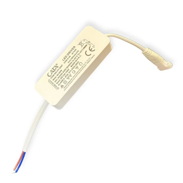 CATA CT-2587 40-60W Slim LED Driver 60x60 Panel & Spot LED Trafo 360mA Sabit Akım Güç Kaynağı 220V