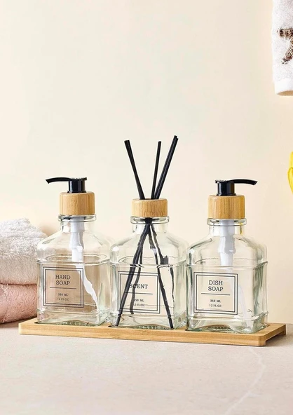 Rogan Kokuluklu Sıvı Sabunluk Seti - 3x350ML - 2