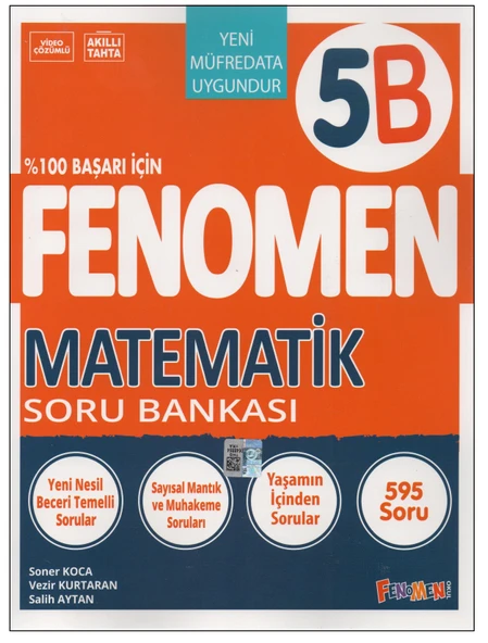 Fenomen 5. Sınıf 5B Matematik Soru Bankası ürün görseli