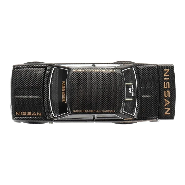 Mini GT 1:64 Kaido House Datsun Street 510 Pro Street Full Carbon V1 - Resim 5