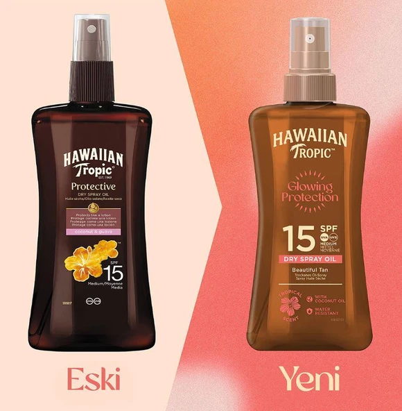 Hawaiian Tropic Glowing Protection Vücut Yağı SPF15 200 Ml - 3