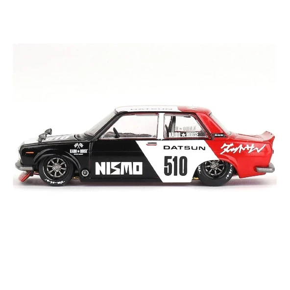 Mini GT 1:64 Kaido House Datsun Street 510 Racing V1 - Resim 3
