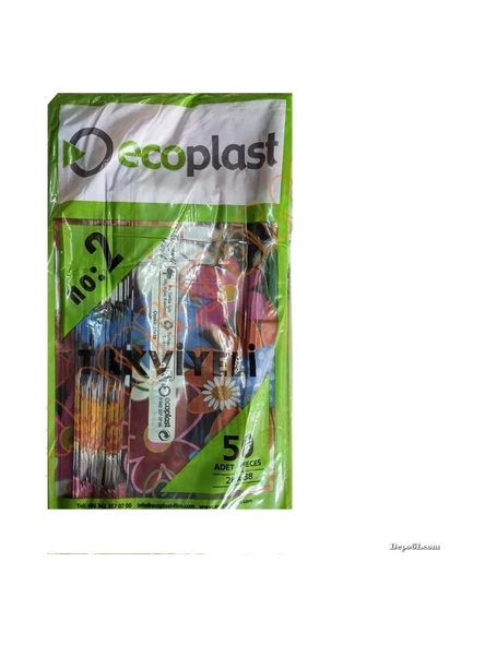 Ecoplast 2 No Çok Renkli 26*38-50 Adetli - Resim 2