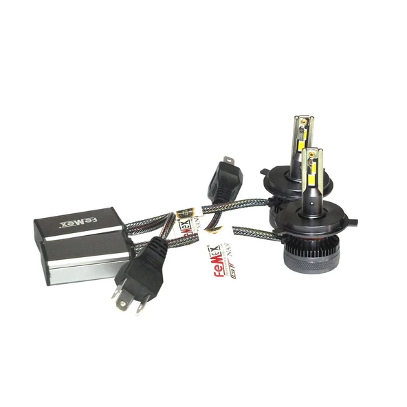 Volvo 940 1990-1994 Far Ampulü  GT Nano Beyaz H4 Mini Led Xenon Şimşek Etkili 22000 Lümen ürün görseli