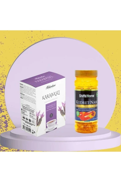 Karabaşlı Karışık Bitki Çayı 40'lı ve Kudret Narı Soft Jel 100 Kapsül ürün görseli