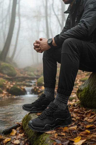 Muggo PİONEER Bağcıklı Trekking ve Günlük Outdoor Erkek Ayakkabı - 8