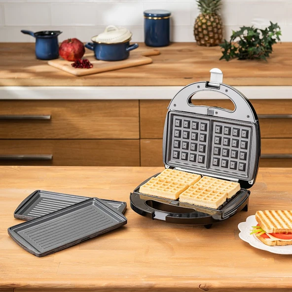 Homend Toastbuster 1322H Tost Makinesi Siyah - Resim 4