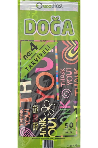 Ecoplast 4 No Çok Renkli 40*50 - 50 Adetli - Resim 2