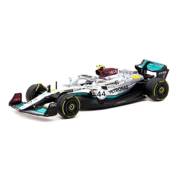 Tarmac 1:64 Mercedes-AMG F1 W13 E Performance Belgian Grand Prix 2022 Lewis Hamilton ürün görseli 1