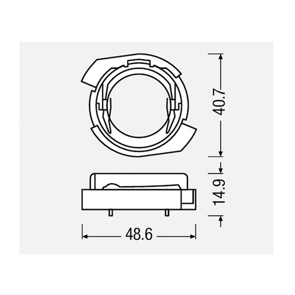 Led Xenon Adaptörü 64210DA09  H7 Tiip Uyumlu Modeller Açıklamada - Resim 2
