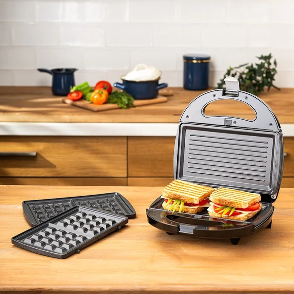 Homend Toastbuster 1322H Tost Makinesi Siyah - Resim 3