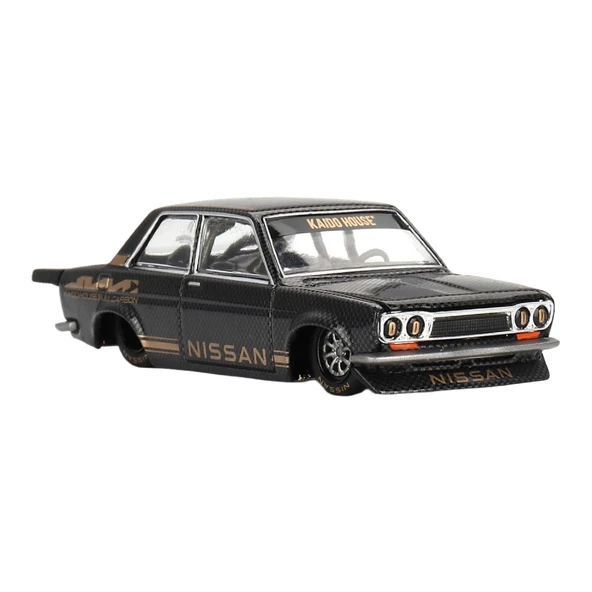 Mini GT 1:64 Kaido House Datsun Street 510 Pro Street Full Carbon V1 - Resim 2