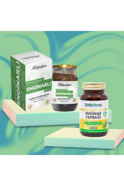 Enginar Yaprağı 60 Kapsül + Enginarlı Macun ( Kara ciğer İçin ) ürün görseli